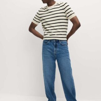 M&S Baggy Fit Denim Jeans Mid Blue