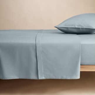 M&S Cotton Rich Flat Sheet Denim
