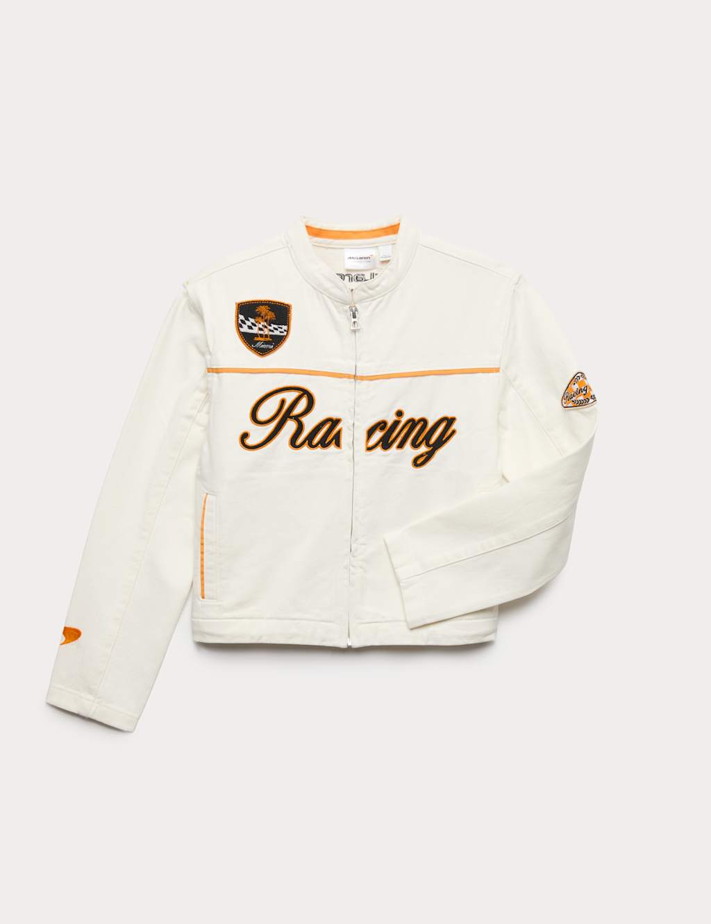 M&S Denim McLaren™ Racing Jacket (6-16 Yrs) Ecru Mix