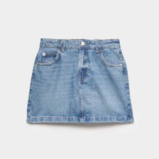 M&S Denim Mini Skirt (6-16 Yrs) Denim