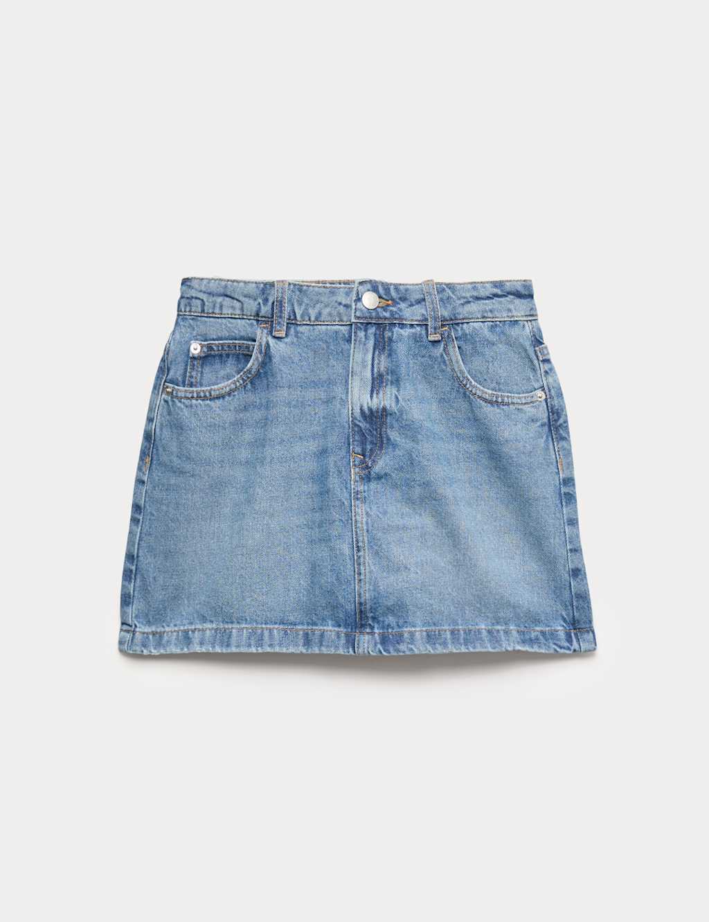 M&S Denim Mini Skirt (6-16 Yrs) Denim