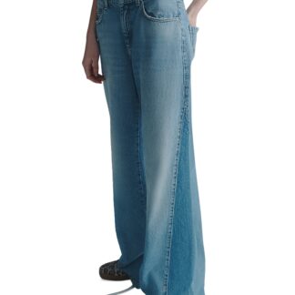 Marella Low Rise Wide Leg Jeans in Light Blue
