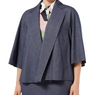 Marina Rinaldi Denim Effect Blazer