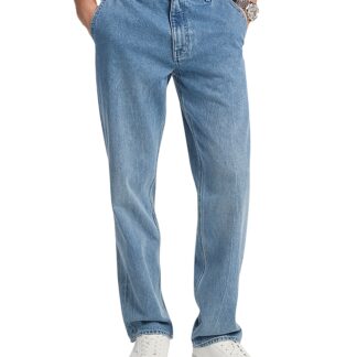Michael Kors Finn Straight Jeans in Blue Sky Wash