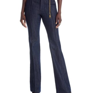 Michael Kors High Rise Bootcut Jeans in Indigo Rinse