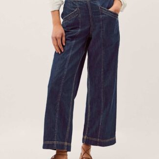 Monsoon Mid Rise Straight Leg Ankle Grazer Jeans Indigo