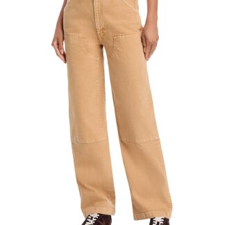 Mother Bees Knees Stud Finder Jeans in DevilDsntCareWholeWheat