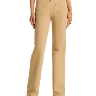 Mother High Rise Patch Pocket Bookie Sneak Jeans in The Devil May Care