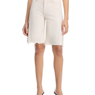 Mother The Half Pipe Frayed Bermuda Shorts
