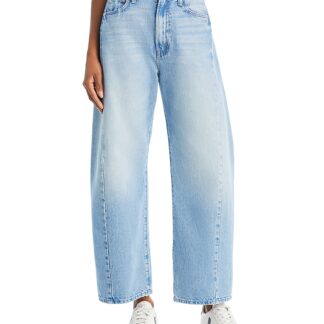 Mother The Half Pipe High Rise Ankle Wide Leg Jeans in This Is How I Roll