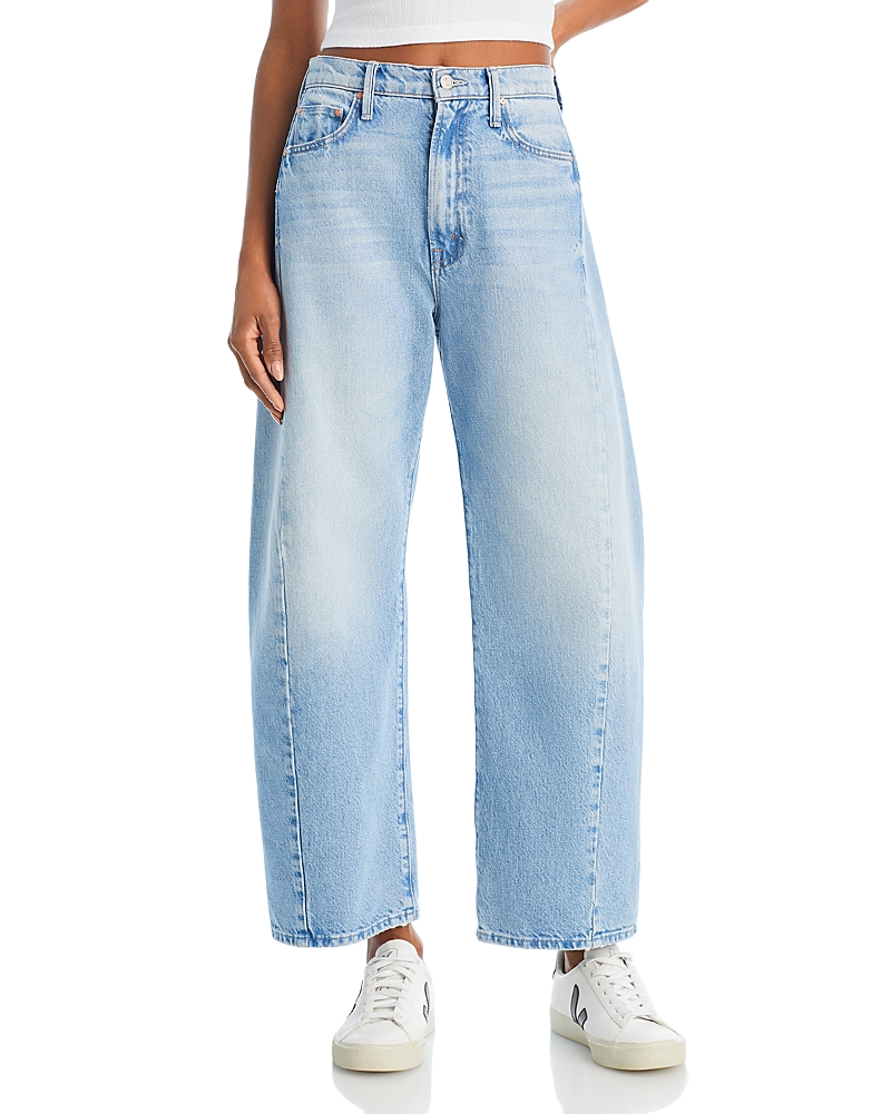 Mother The Half Pipe High Rise Ankle Wide Leg Jeans in This Is How I Roll