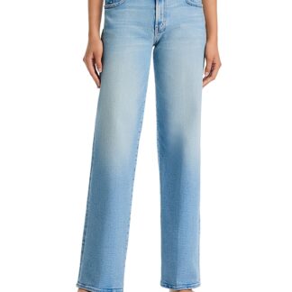 Mother The Mid Rise Maven Sneak Jeans in Blowing In The Wind