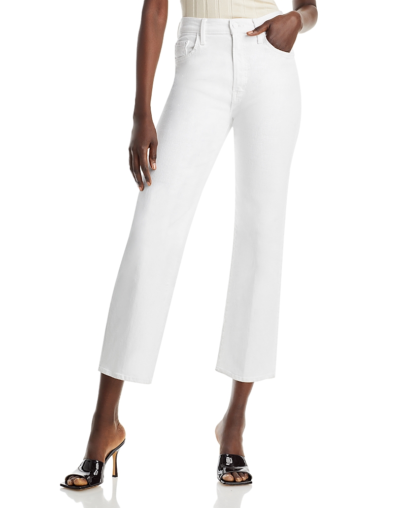 Mother The Rambler High Rise Ankle Straight Jeans in Fairest of Them All