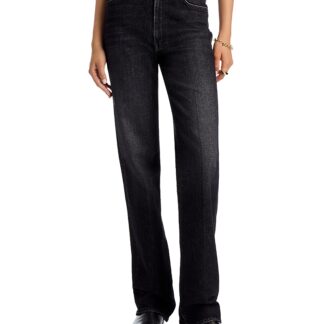Mother The Rambler High Rise Zip Heel Jeans in Keep it Sharp