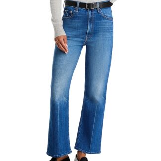 Mother The Scooter High Rise Ankle Bootcut Jeans in It's A Small World