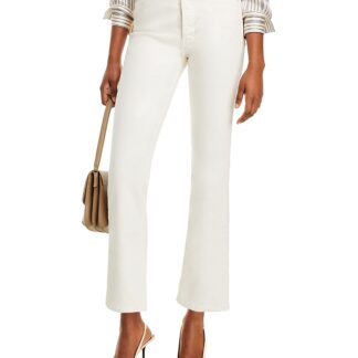Mother The Tripper High Rise Ankle Jeans in Cream Puff