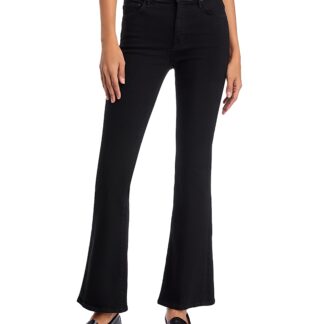 Mother The Weekender Mid Rise Flare Jeans in Nighty Night