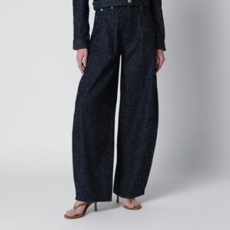 Navy blue denim de-Nîmes Ovalo jeans