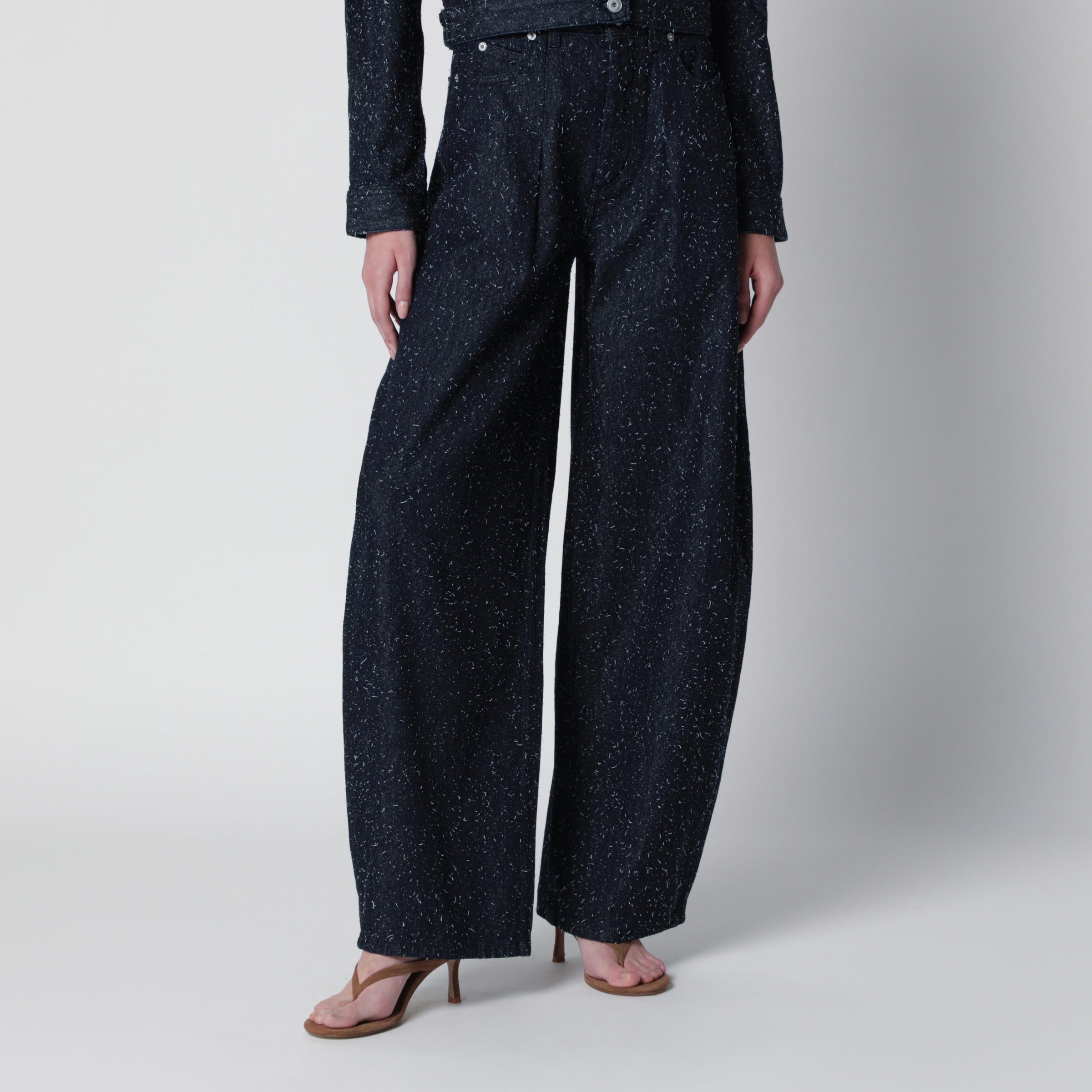 Navy blue denim de-Nîmes Ovalo jeans