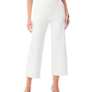 Nic+Zoe All Day Cropped Wide Leg Jeans in Paper White