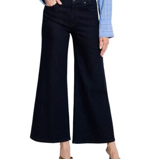 Nic+Zoe Joyride High Rise Ankle Flare Leg Jeans in Night