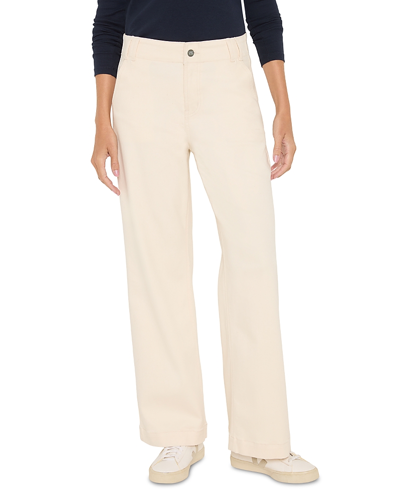 Nic+Zoe Weekend High Rise Wide Leg Jeans in Canvas