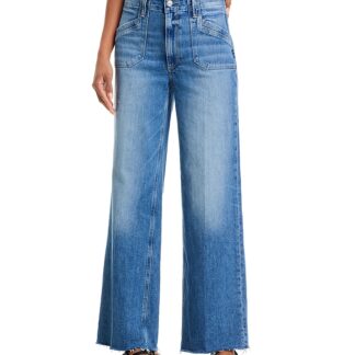 Paige Anessa 31 High Rise Wide Leg Jeans in Viva