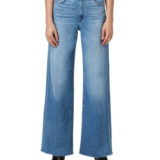 Paige Anessa High Rise Wide Leg Jeans in Mesmerize