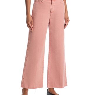 Paige Anessa High Rise Wide Leg Jeans in Vintage Rose Tint
