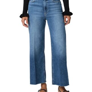Paige Anessa Petite High Rise Raw Hem Jeans in Westminster Distressed