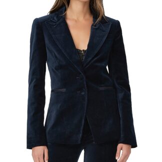 Paige Chelsee Velvet Blazer
