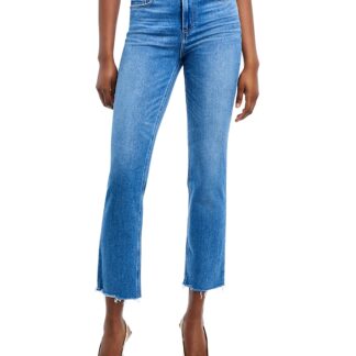 Paige Cindy High Rise Ankle Straight Jeans in Music