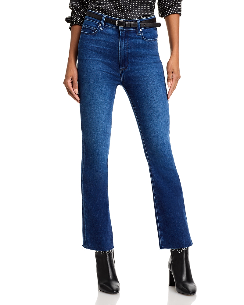 Paige Claudine High Rise Ankle Flare Jeans in Sailaway