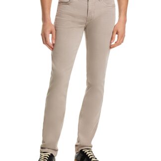 Paige Federal Slim Straight Jeans in Aged Beige