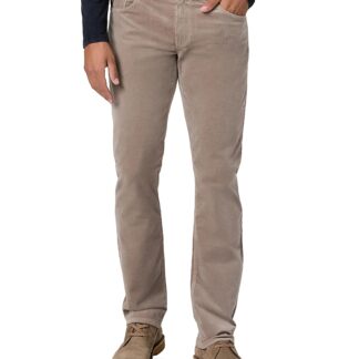 Paige Federal Slim Straight Jeans in Silver Pearl