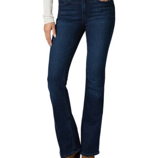 Paige High Rise Manhattan Petite Bootcut Jeans in Manifesto