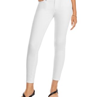 Paige Hoxton High Rise Ankle Skinny Jeans in Crisp White