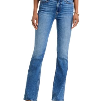Paige Laurel Canyon High Rise Flare Jeans in Rock Show Distressed