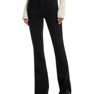 Paige Laurel High Rise Bootcut Jeans in Black Shadow