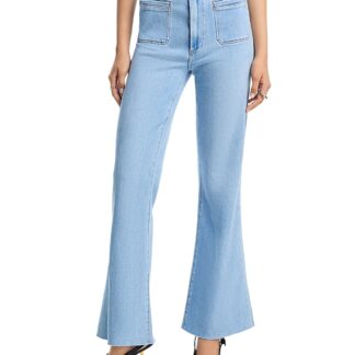 Paige Marlow Skimmer Flared Jeans in Jaunt