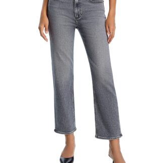 Paige Mason High Rise Ankle Jeans in Smokey Gray