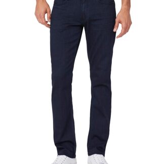 Paige Normandie Straight Fit Jeans in Inkwell Black