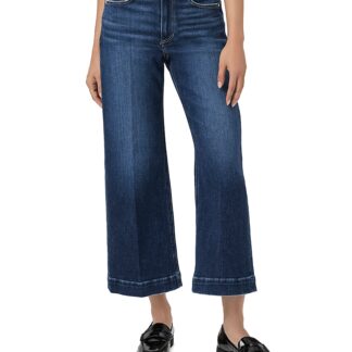 Paige Petites Anessa High Rise Wide Leg Jeans in Foreign Film