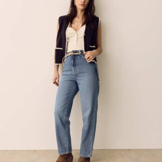 Per Una Mom Lyocell Blend Denim Slim Jeans Medium Indigo