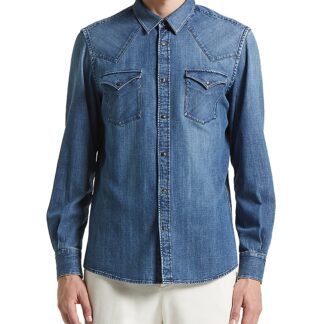 Peserico Denim Western Shirt