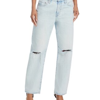 Pistola Lexi High Rise Straight Jeans in Solstice Distressed