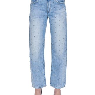 Pistola Lexi Mid Rise Straight Leg Jeans in Aries