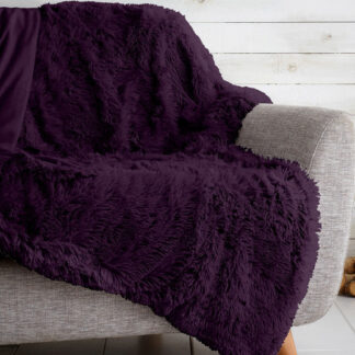 Plush Fleece Sofa Throw Blanket - 150cm x 200cm, Double-Sided, Ultra-Soft, Machine Washable | Wowcher