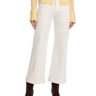 Ramy Brook Clifford Cropped Ankle Jeans in White