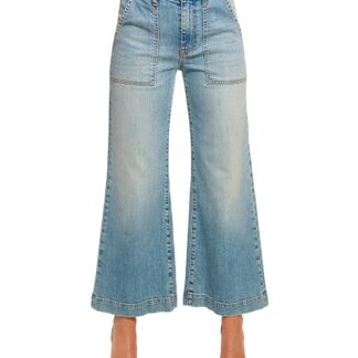 Ramy Brook Clifford Cropped Jeans in Light Wash